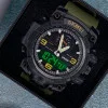 Чоловічий годинник Skmei 1586 Black-Military Wrisband фото 3