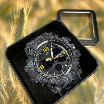 Чоловічий годинник Skmei 1155 Black-Gray