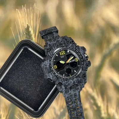 Чоловічий годинник Skmei 1155 Black-Gray