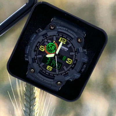 Мужские часы Skmei 1520BK All Black
