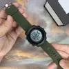 Чоловічий годинник Skmei 1213AG Black-Military Wristband фото 3