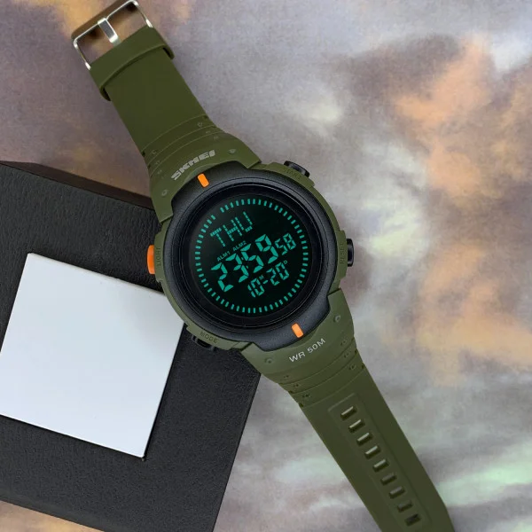 Чоловічий годинник Skmei 1231AG Military Smart Watch + Compass фото 5