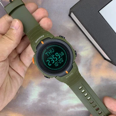 Чоловічий годинник Skmei 1231AG Military Smart Watch + Compass