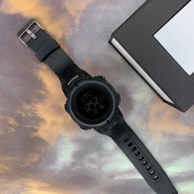 Чоловічий годинник Skmei 1231BK All Black Smart Watch + Compass