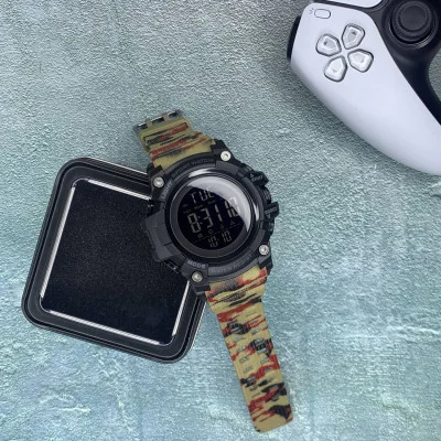 Чоловічий годинник Skmei 1384CMRD Black-Camo