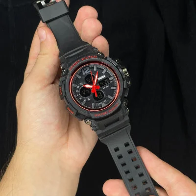 Чоловічий годинник Skmei 1343 (1343RD) Black-Red