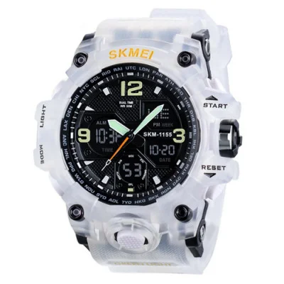 Чоловічий годинник Skmei 1155BWT White-Black