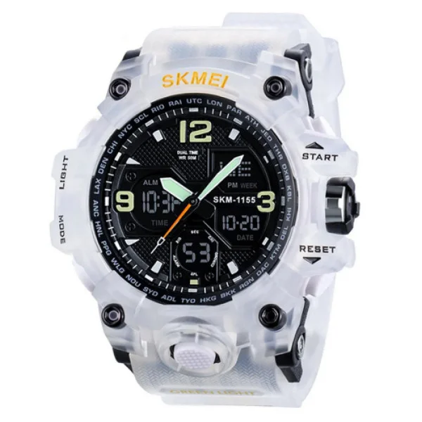 Мужские часы Skmei 1155BWT White-Black фото 1
