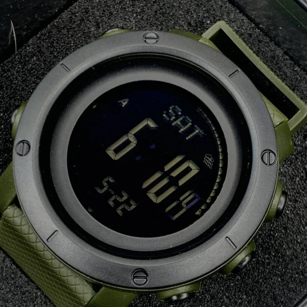 Мужские часы Skmei 1427AG Army Green + Compass фото 3