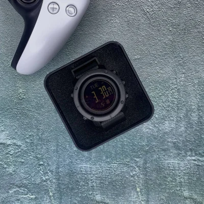 Чоловічий годинник Skmei 1427BK Black + Compass
