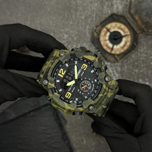 Мужские часы Skmei 1637CMGN Camo Green. фото 6