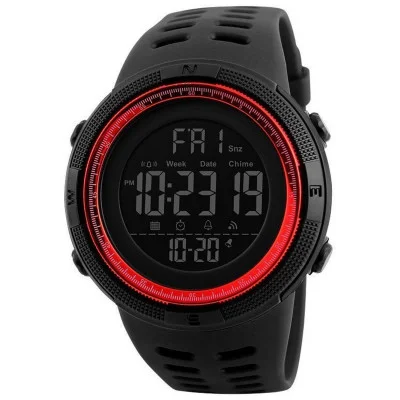Чоловічий годинник Skmei 1251RD Black-Red