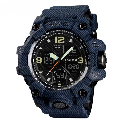 Мужские часы Skmei 1155BDMBK denim black