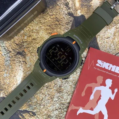 Чоловічий годинник Skmei 1301AG army green Smart Watch