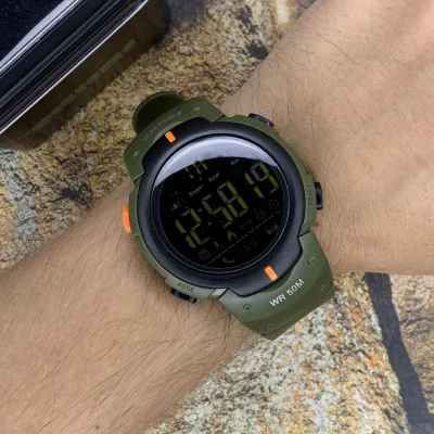 Чоловічий годинник Skmei 1301AG army green Smart Watch