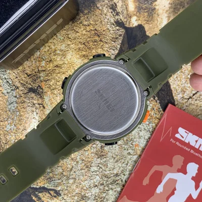 Чоловічий годинник Skmei 1301AG army green Smart Watch