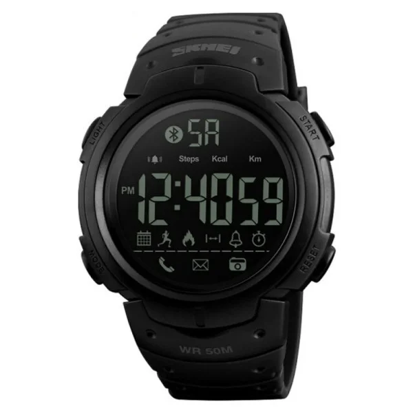 Чоловічий годинник Skmei 1301BK black Smart Watch фото 1