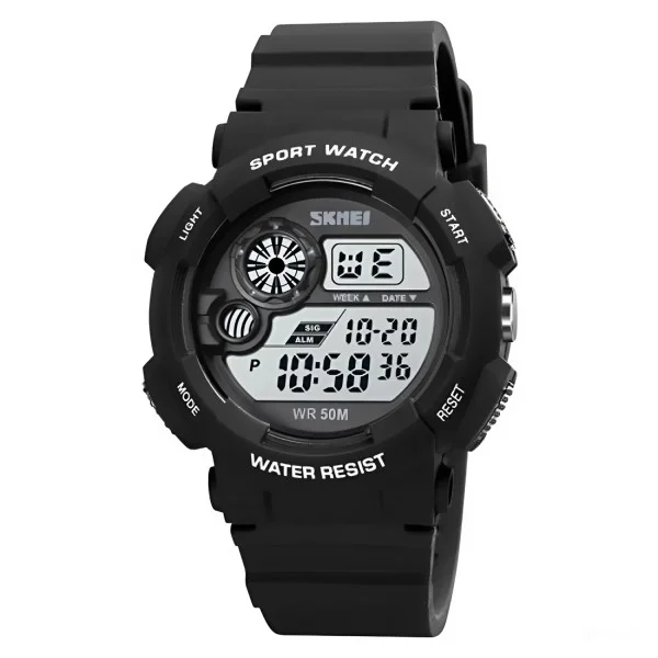 Чоловічий годинник Skmei 1718BK Black фото 1