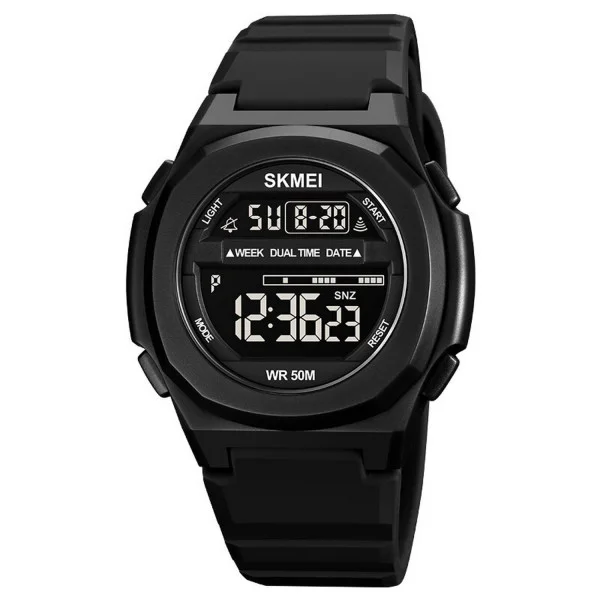Чоловічий годинник Skmei 1821BKBK All Black фото 1