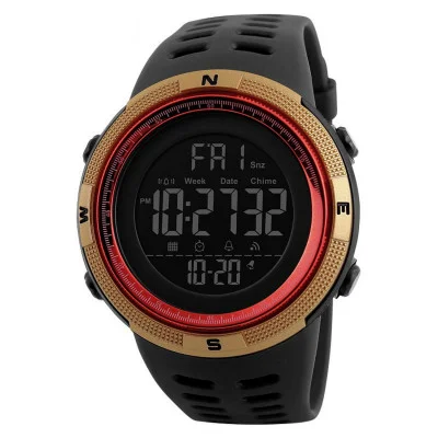 Skmei 1251GDRD Black-Gold-Red