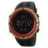 Мужские часы Skmei 1251GDRD Black-Gold-Red фото 2