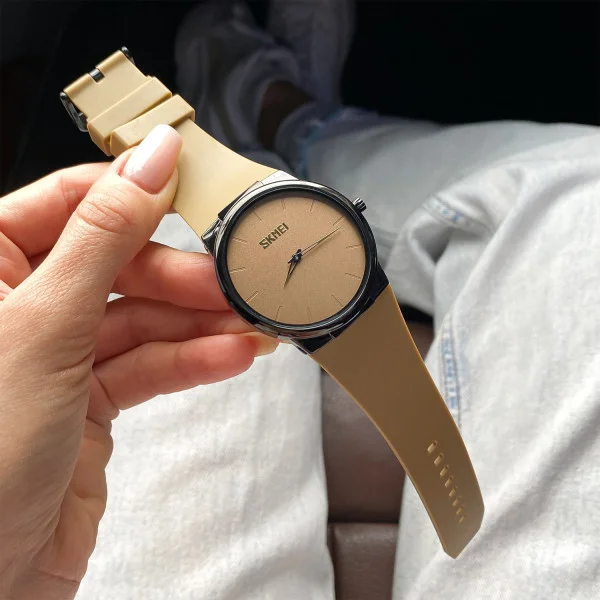 Жіночий годинник Skmei 1601SAT Brown фото 3