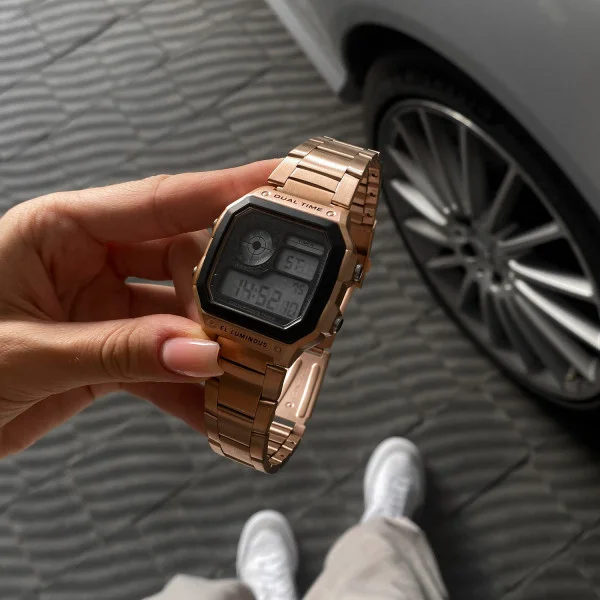 Чоловічий годинник Skmei 1335RG Rose Gold фото 4