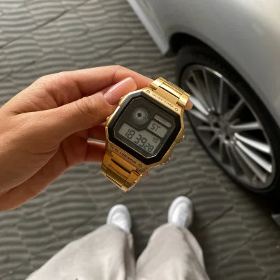 Чоловічий годинник Skmei 1335GD Gold