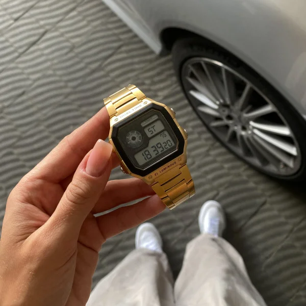 Чоловічий годинник Skmei 1335GD Gold фото 6