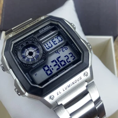 Чоловічий годинник Skmei 1335SI Silver
