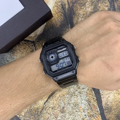 Чоловічий годинник Skmei 1335BK Black.