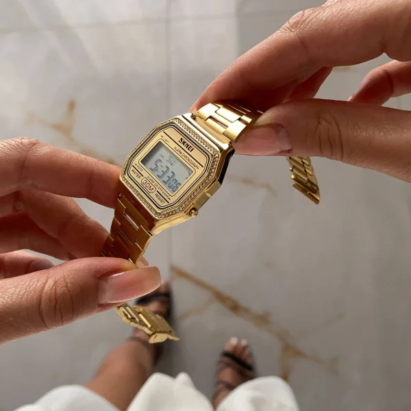 Женские часы Skmei 1474GD Gold фото 4