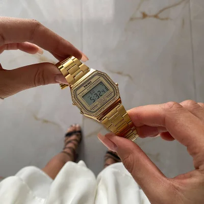 Жіночий годинник Skmei 1474GD Gold