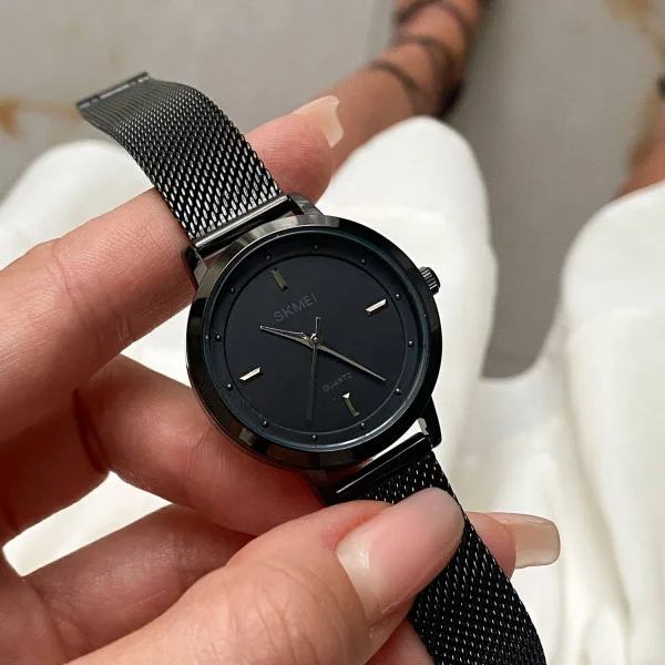 Жіночий годинник Skmei 1528BK Black фото 5