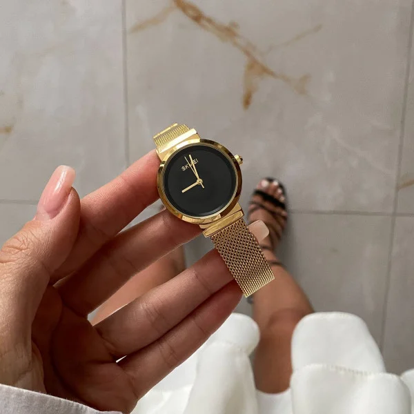 Жіночий годинник Skmei 1595GD Gold фото 5