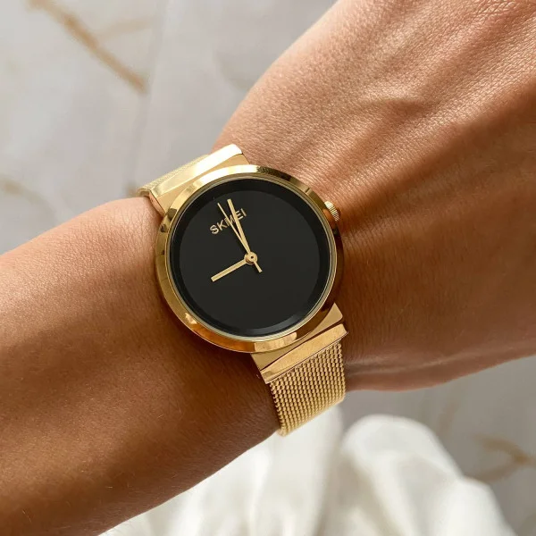 Жіночий годинник Skmei 1595GD Gold фото 7