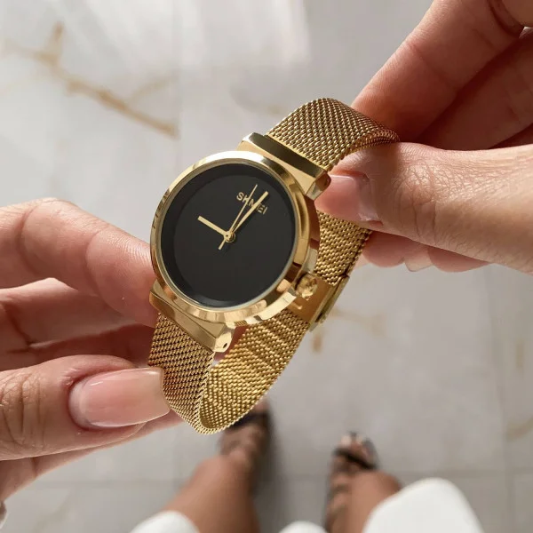Жіночий годинник Skmei 1595GD Gold фото 3