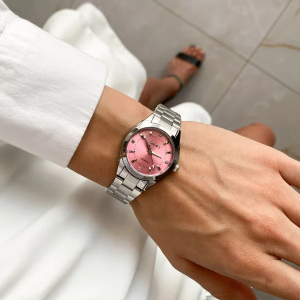 Жіночий годинник Skmei 1620SIPK Silver-Pink фото 5