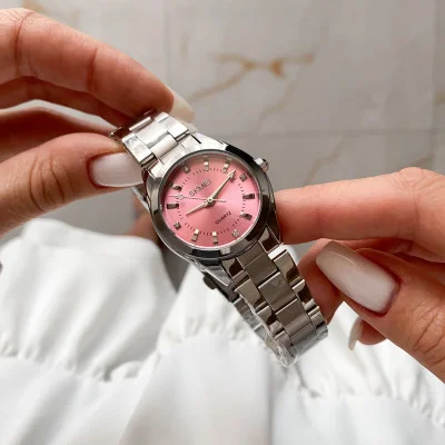 Жіночий годинник Skmei 1620SIPK Silver-Pink