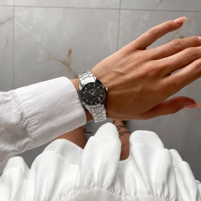 Женские часы Skmei 1620SIBK Silver-Black