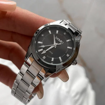 Женские часы Skmei 1620SIBK Silver-Black