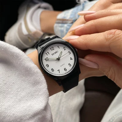 Женские часы Skmei 1760BKWT Black-White