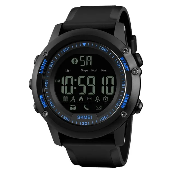 Мужские часы Skmei 1321BU Blue Bluetooth фото 1