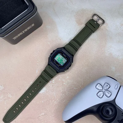 Чоловічий годинник Skmei 1496AG Army Green