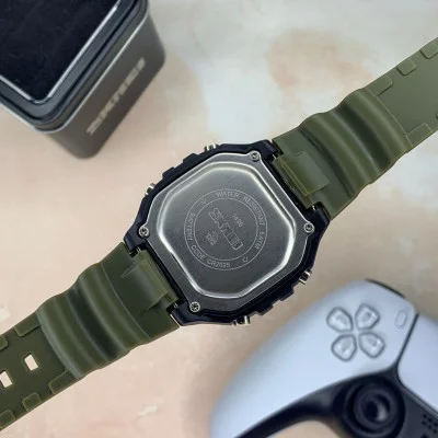 Чоловічий годинник Skmei 1496AG Army Green