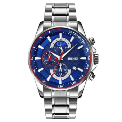 Чоловічий годинник Skmei 9250SIBU Silver-Blue