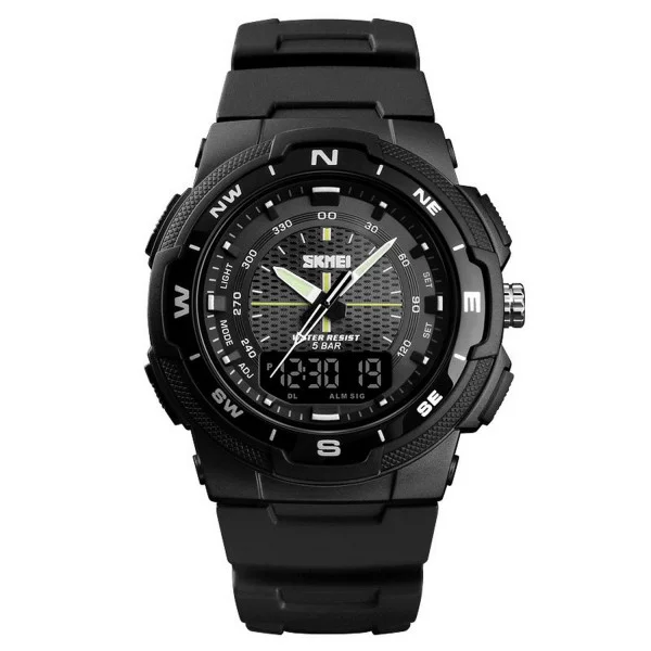 Чоловічий годинник Skmei 1454BKBK Black-Black фото 1
