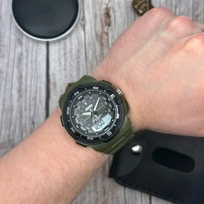 Чоловічий годинник Skmei 1454AG Army Green