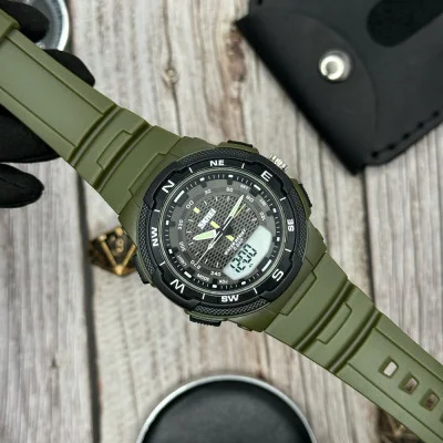 Чоловічий годинник Skmei 1454AG Army Green