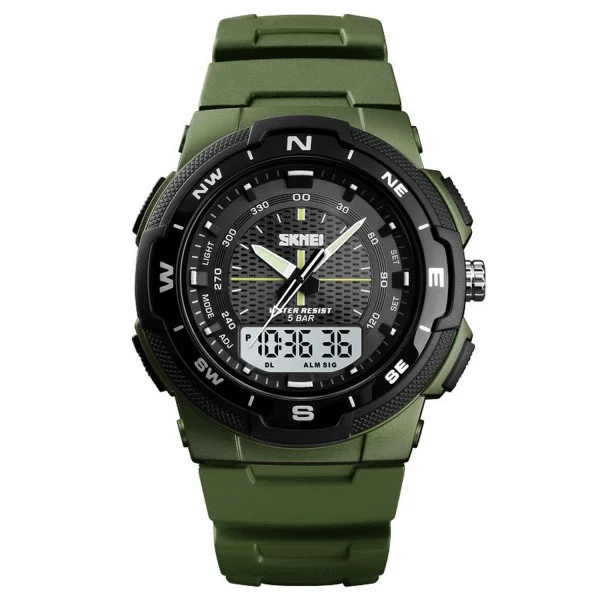 Мужские часы Skmei 1454AG Army Green фото 1